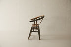 Vintage Elm Horseshoe Chair - Circa 1900
