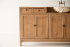 Vintage 7 Drawer Sideboard with Vanity Sink
