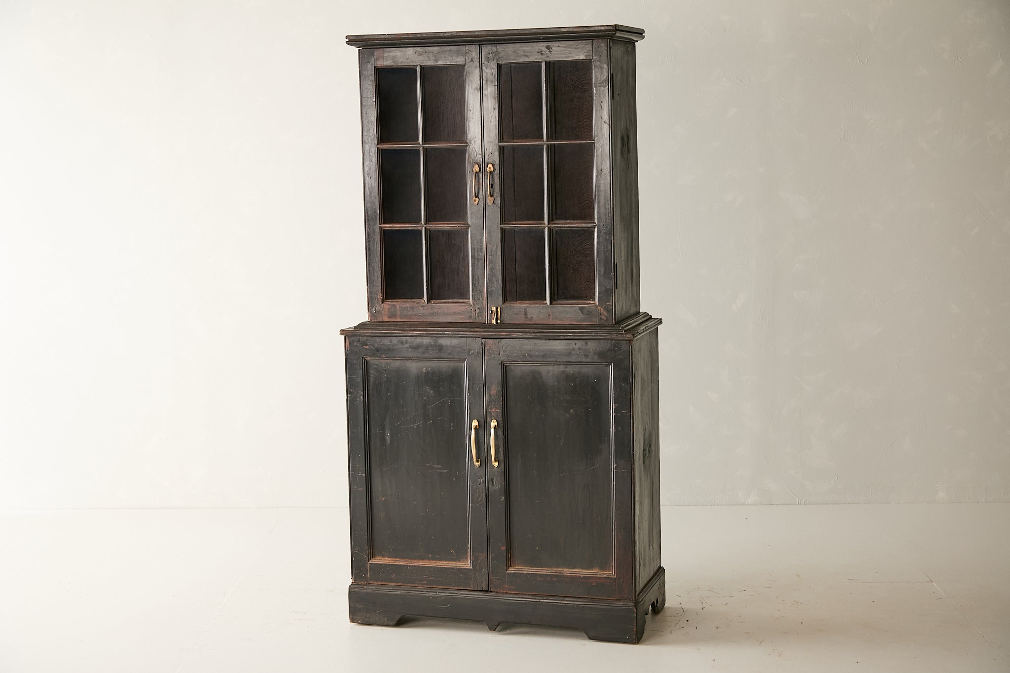 Vintage Two-Part Teak Cabinet T.033