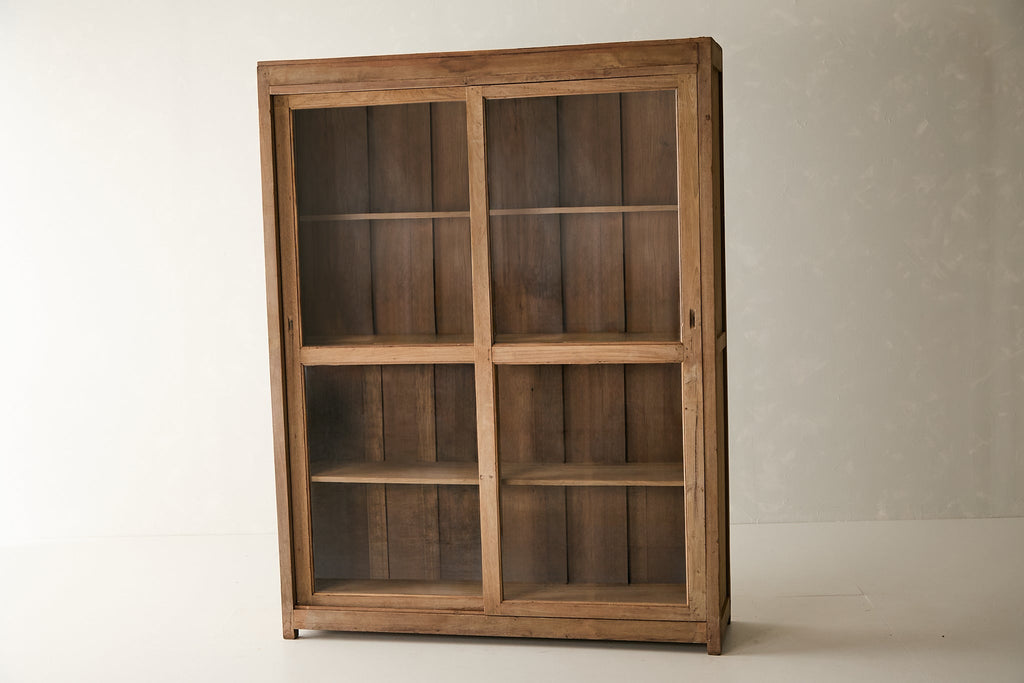 Vintage Teak and Glass Cabinet T.042
