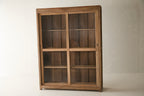 Vintage Teak and Glass Cabinet T.042