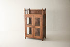 Vintage Teak and Glass Cabinet T.009