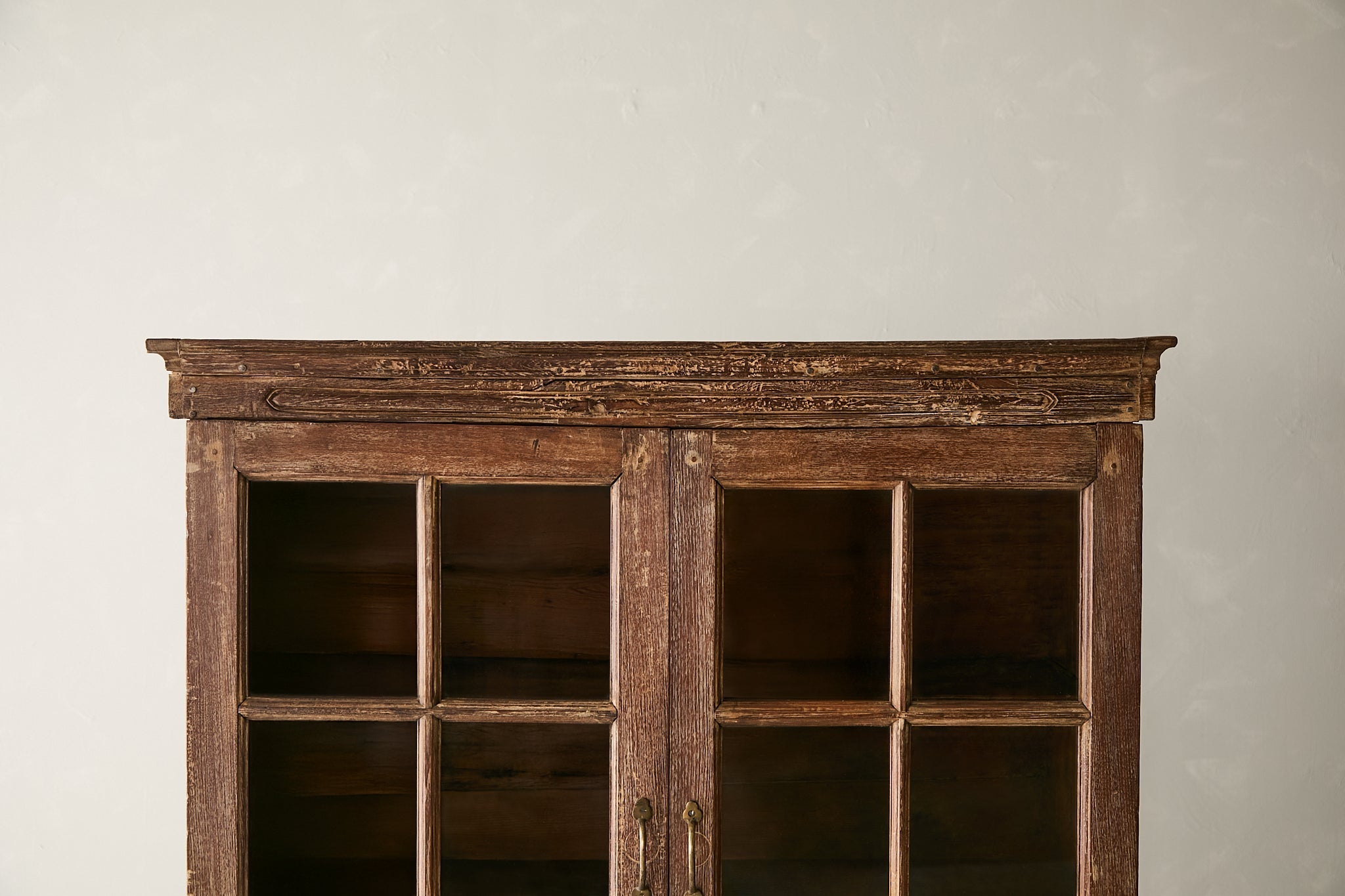 Vintage Teak and Glass Cabinet T.025