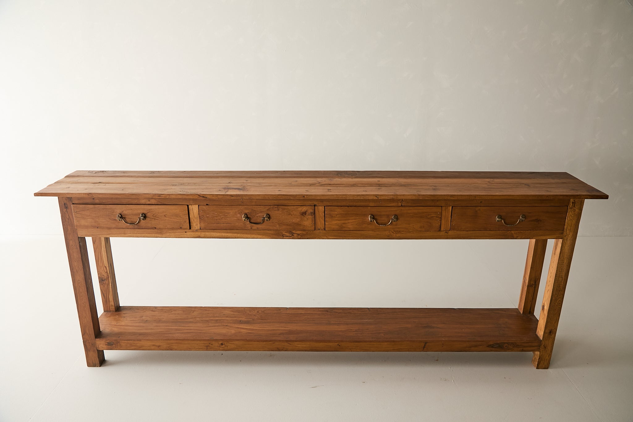 Vintage 4-Drawer Teak Console T.047