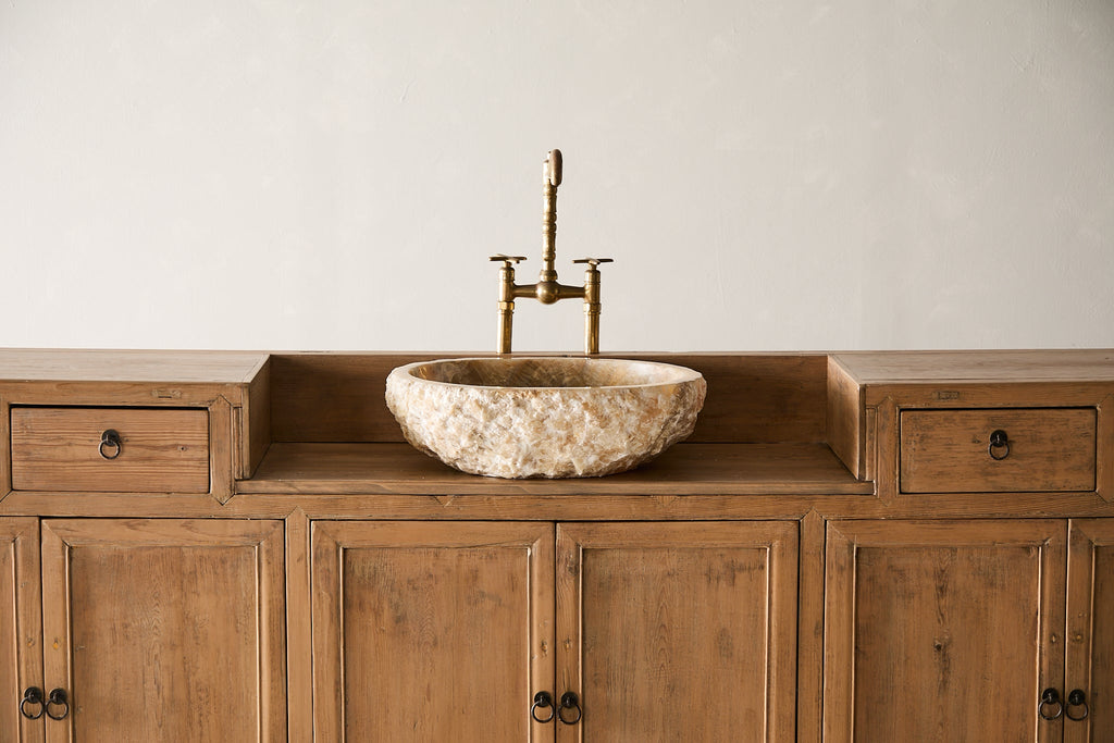 Vintage 7 Drawer Sideboard with Vanity Sink