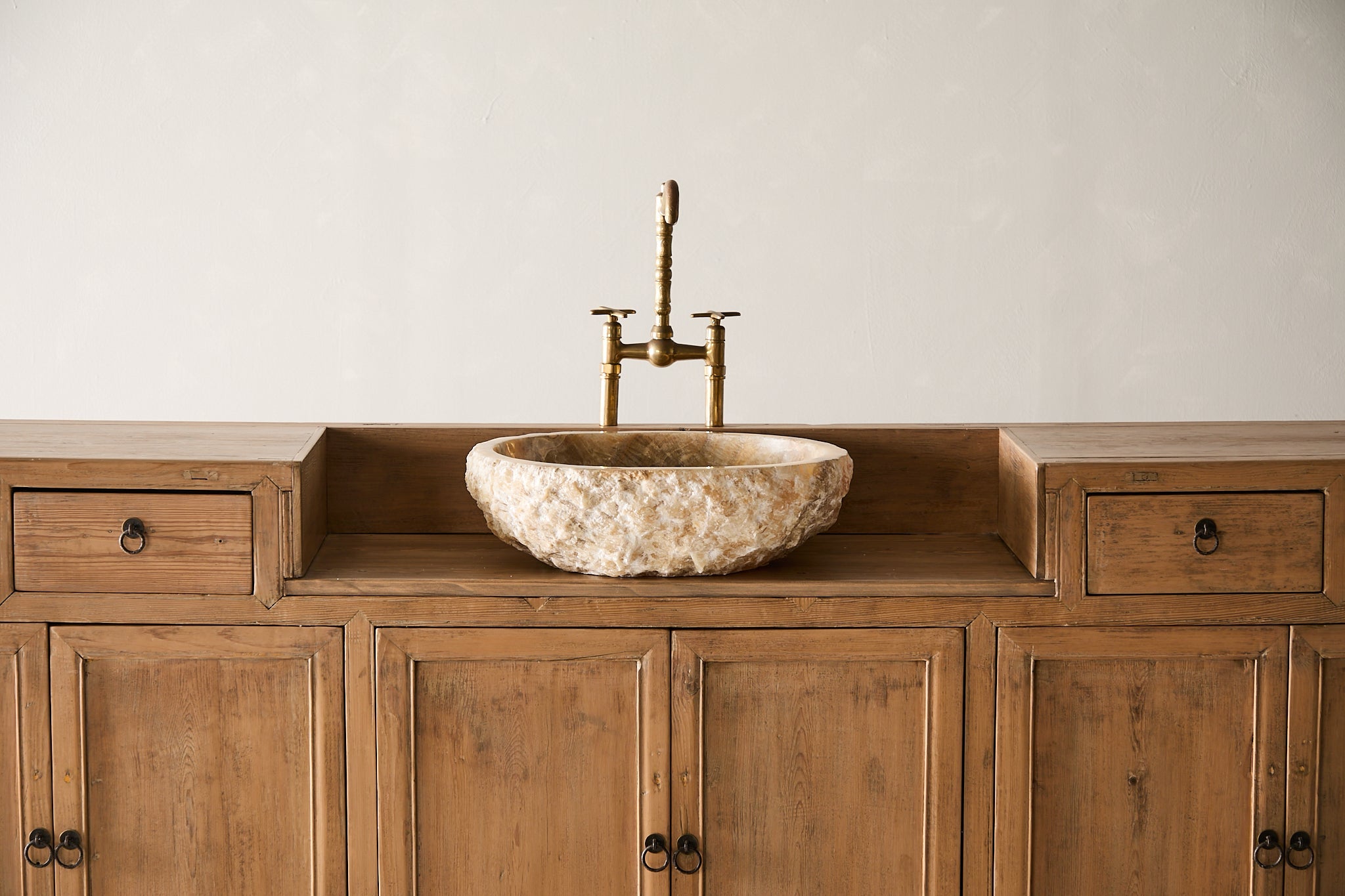 Vintage 7 Drawer Sideboard with Vanity Sink