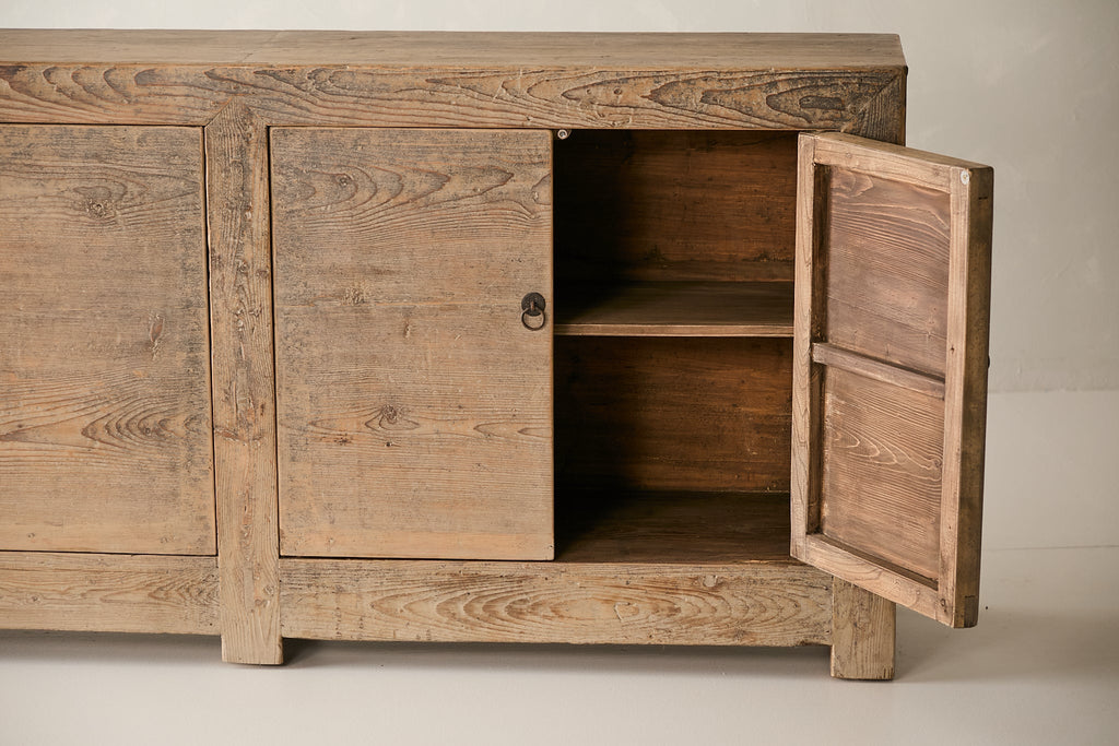 Vintage 4-Door Pine Sideboard AH.126 - Circa 1925