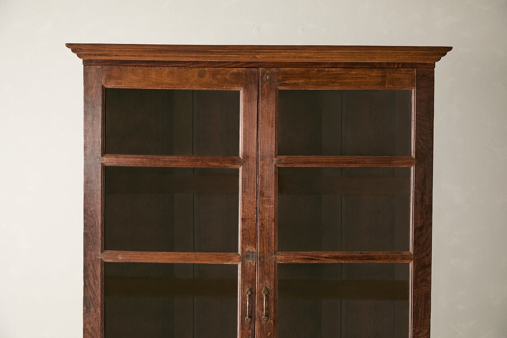 Vintage Teak and Glass Cabinet T.030