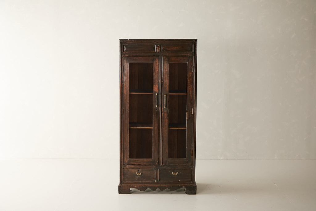 Vintage Teak and Glass Cabinet T.024