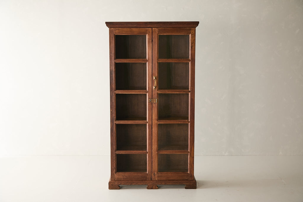 Vintage Teak and Glass Cabinet T.023