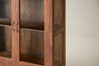 Vintage Teak and Glass Cabinet T.006