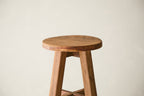 Vintage Acacia Stool