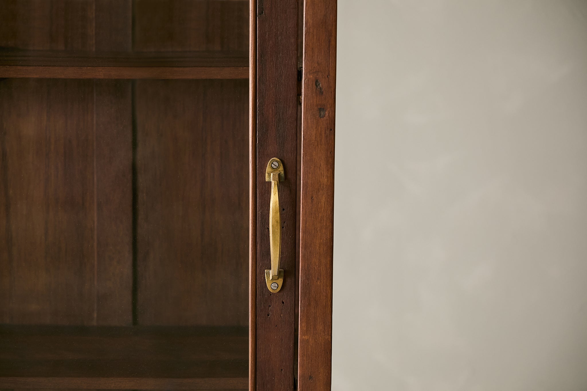 Vintage Teak and Glass Display Cabinet T.031