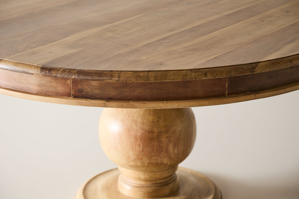 Madison Dining Table, Light Brown