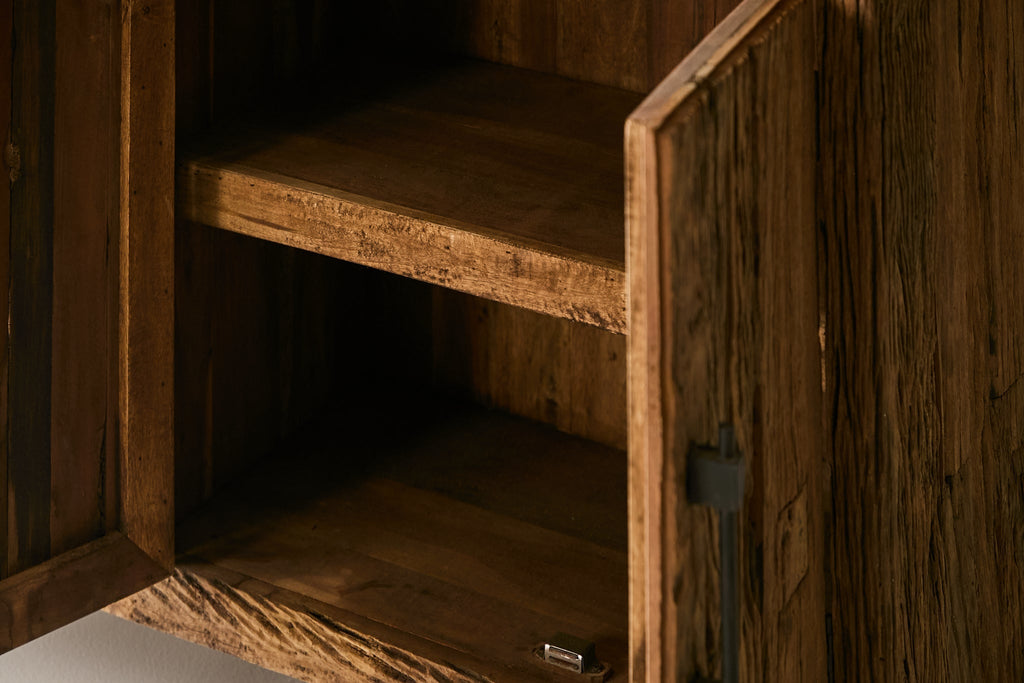 Rough-Hewn Sal Wood Sideboard