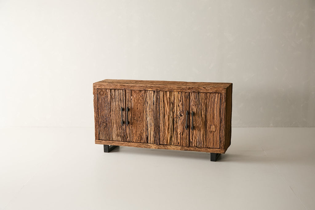Rough-Hewn Sal Wood Sideboard