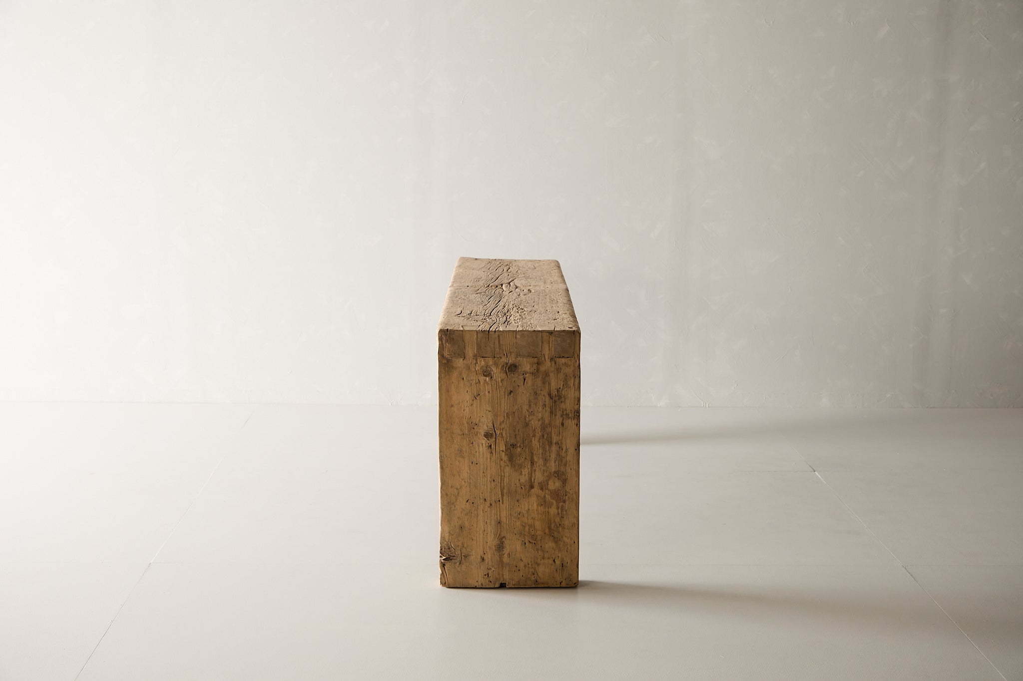 Vintage Pine Waterfall Console - Circa 1945