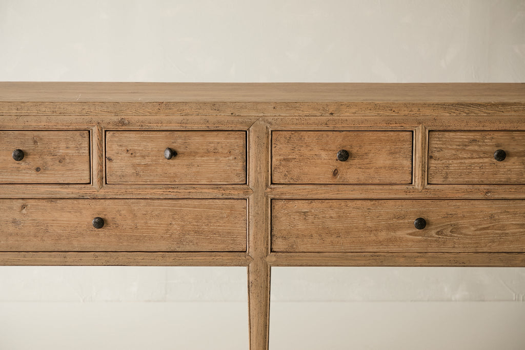 Copa 6-Drawer Console - Natural