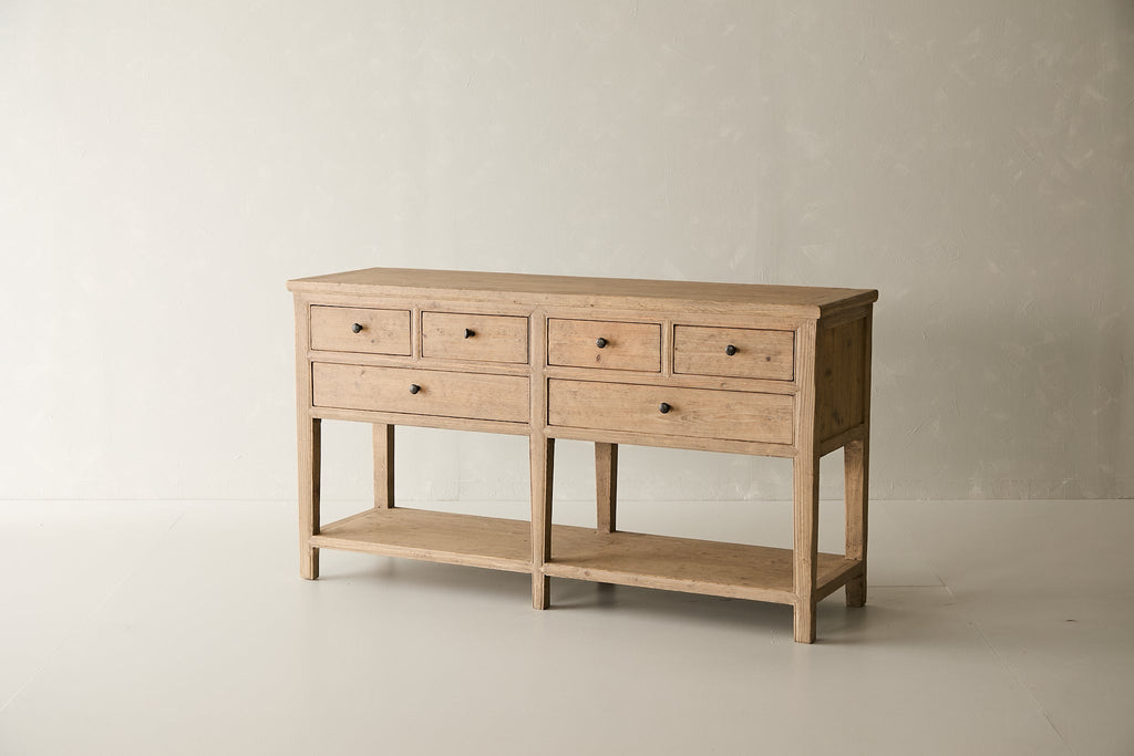 Copa 6-Drawer Console - Natural