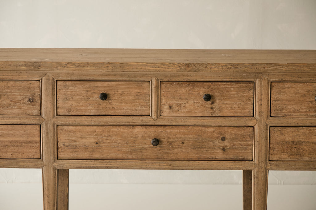 Copa 9-Drawer Console - Natural