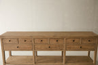 Copa 9-Drawer Console - Natural