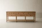 Copa 9-Drawer Console - Natural