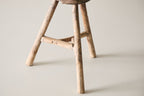 Vintage Elm Stool AC.046 - Circa 1945
