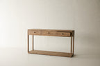 Palmer 3-Drawer Console - Aged Brown
