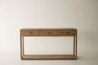 Palmer 3-Drawer Console - Aged Brown