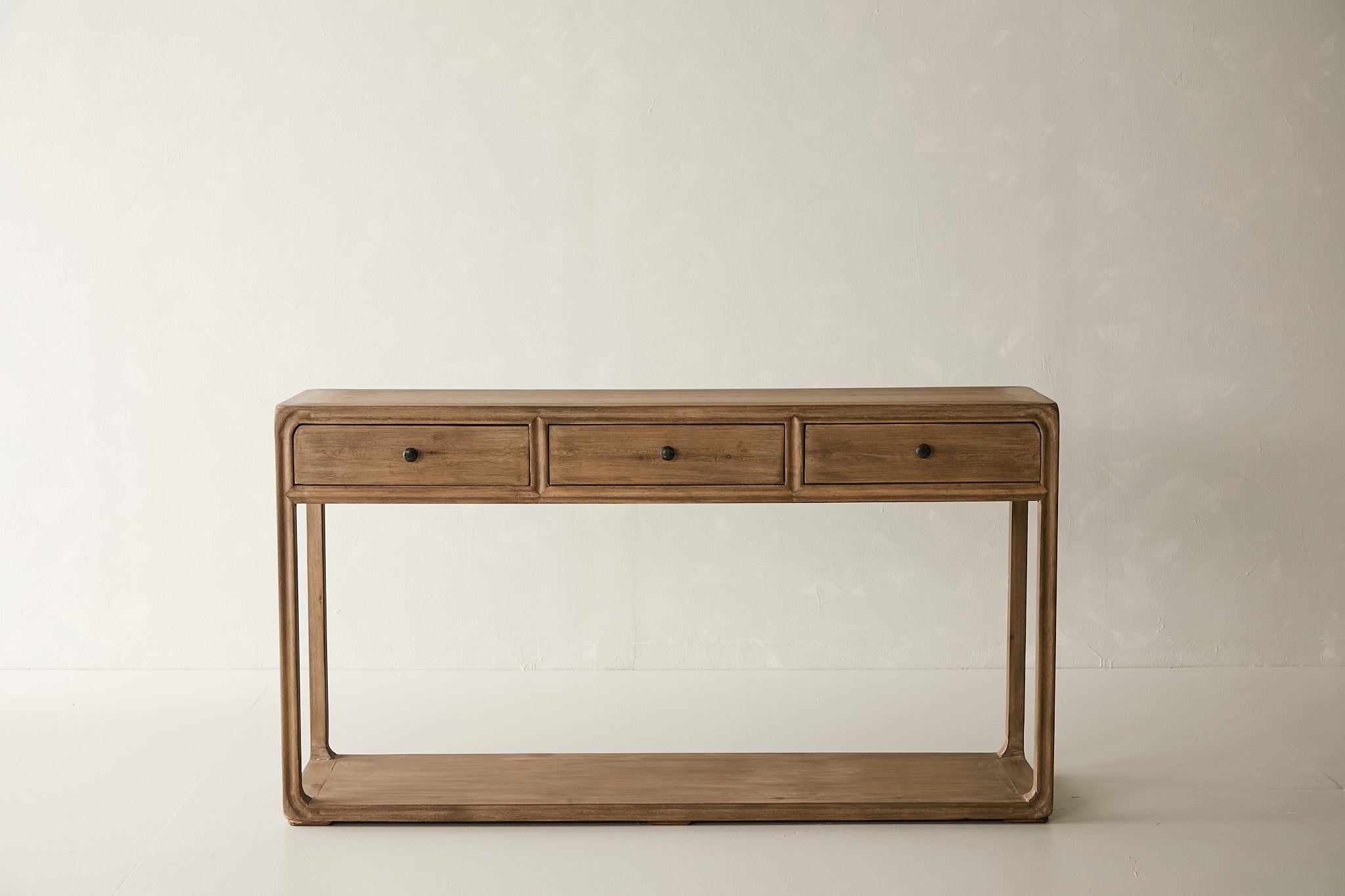 Palmer 3-Drawer Console - Aged Brown