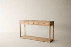 Palmer 3-Drawer Console - Natural