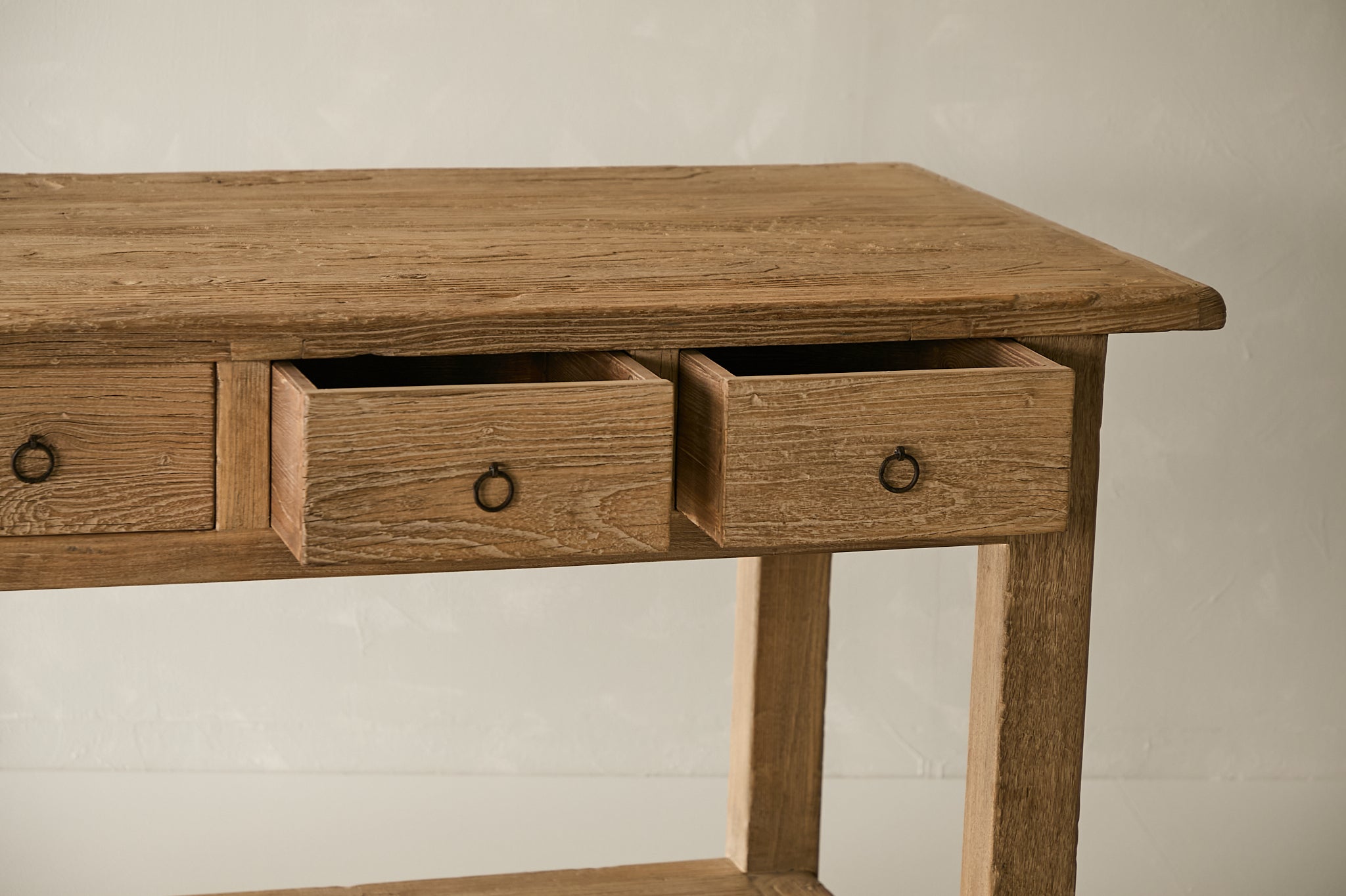 Reclaimed Elm Kitchen Island