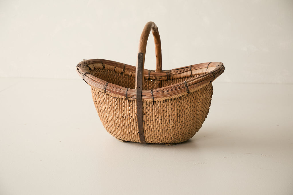 Vintage Willow Grain Basket AF.024