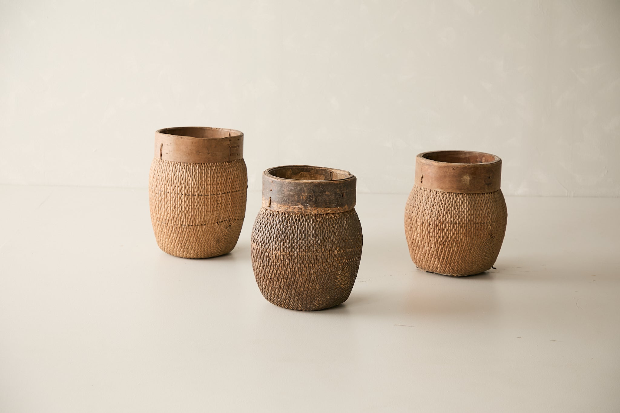 Vintage Willow Grain Bucket AF.027