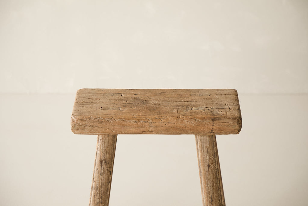 Vintage Elm Stool AF.030