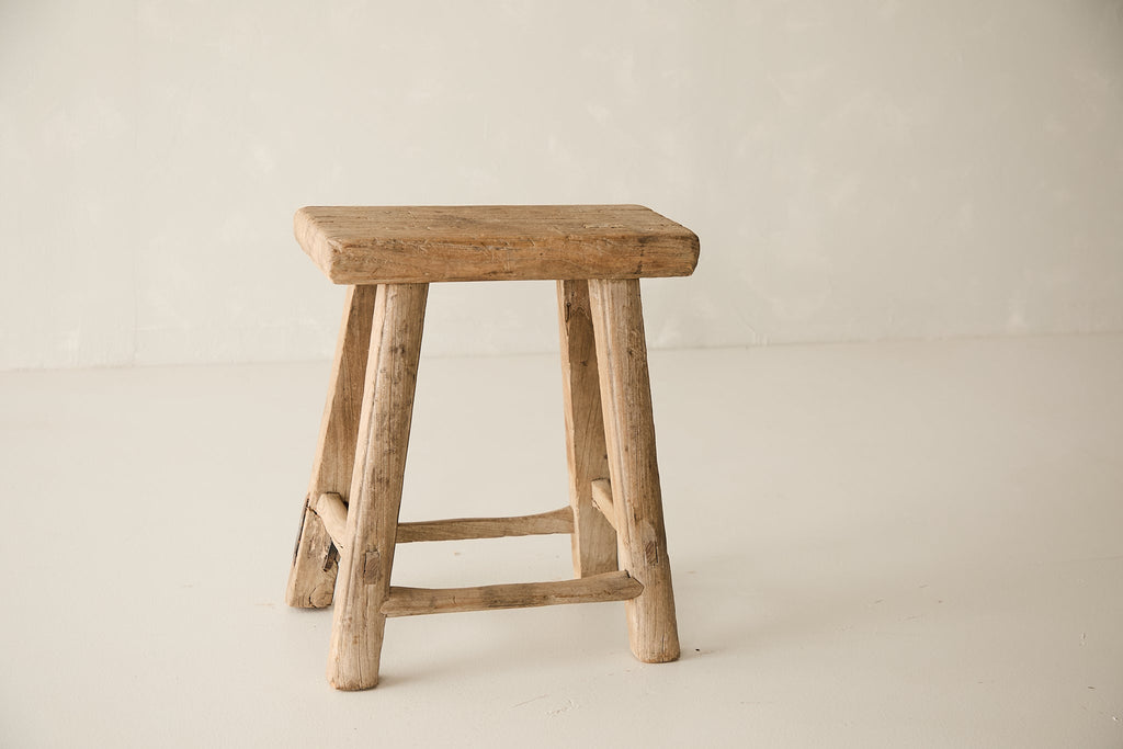 Vintage Elm Stool AF.030