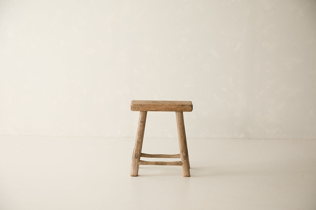Vintage Elm Stool AF.030