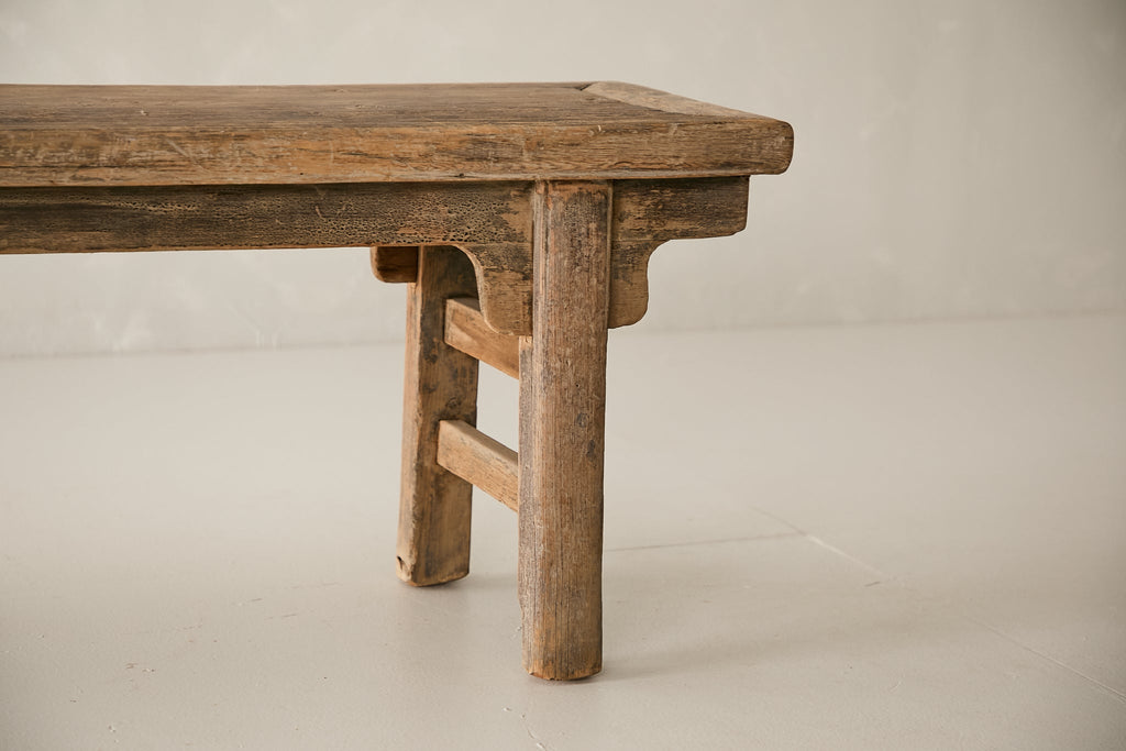 Vintage Elm Bench AH.007 - Circa 1905