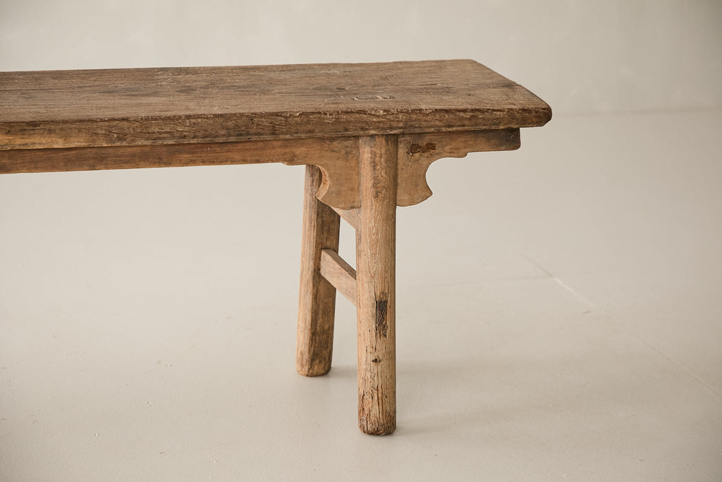 Vintage Elm Bench AH.008 - Circa 1905