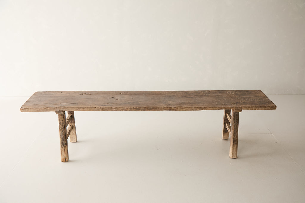 Vintage Elm Bench AH.009 - Circa 1935