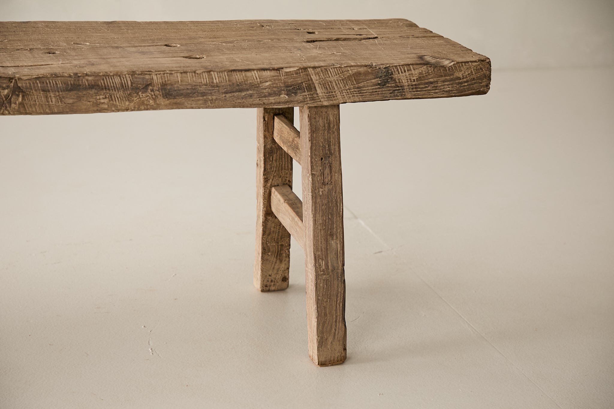 Vintage Elm Bench AH.012 - Circa 1945