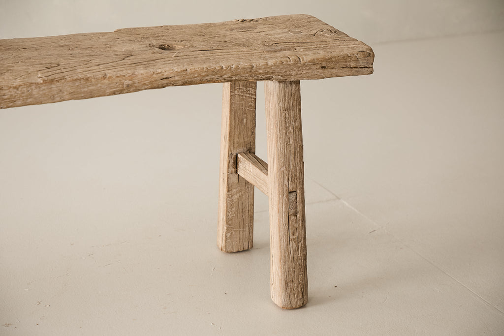 Vintage Elm Bench AH.015 - Circa 1945