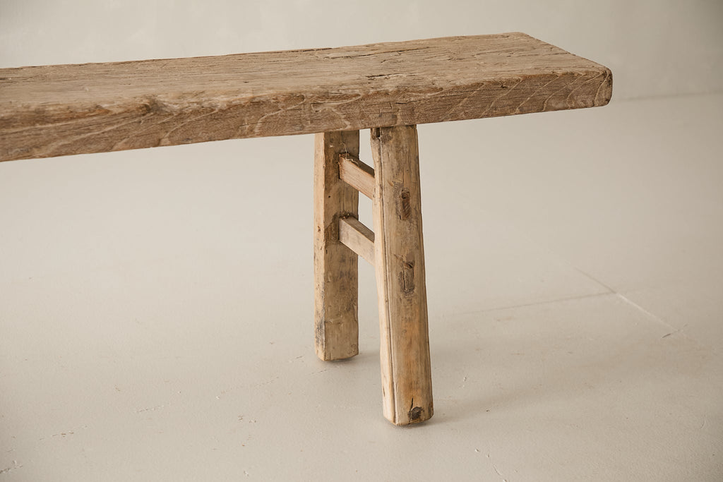 Vintage Elm Bench AH.019 - Circa 1945