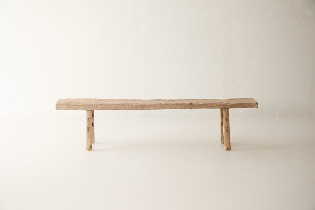 Vintage Elm Bench AH.019 - Circa 1945