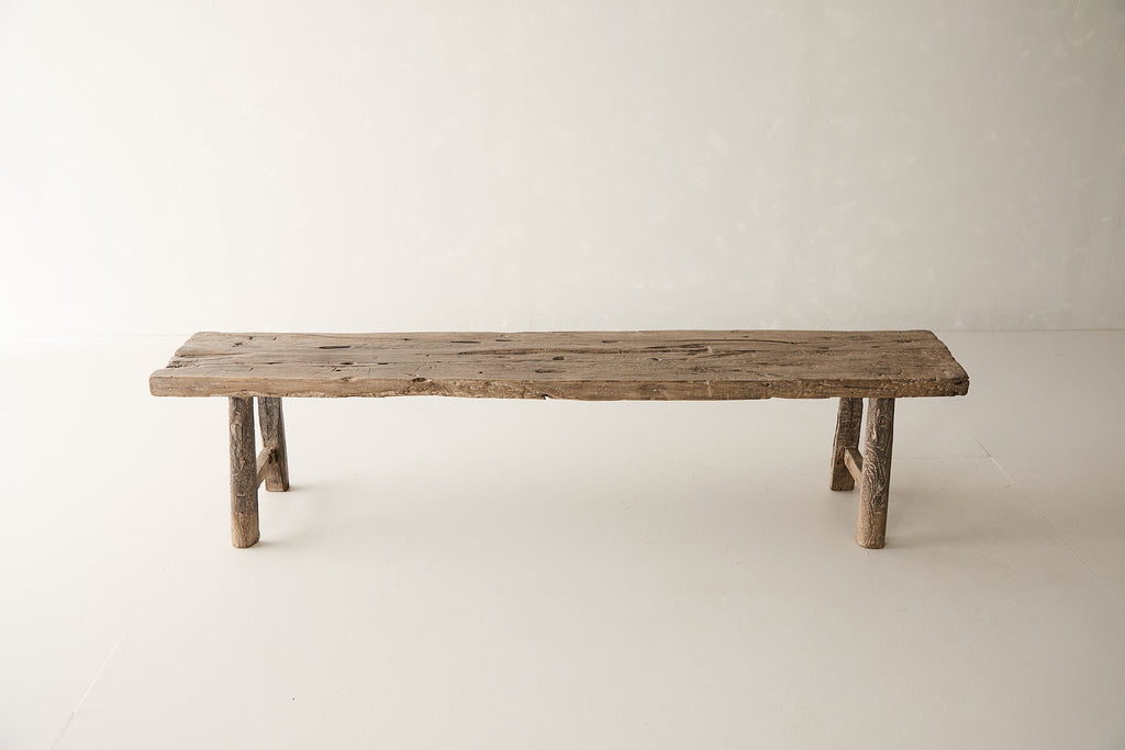 Vintage Elm Bench AH.021 - Circa 1945