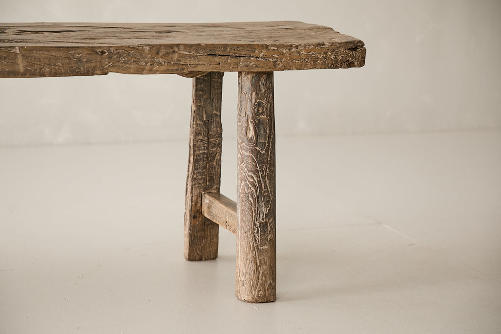 Vintage Elm Bench AH.021 - Circa 1945