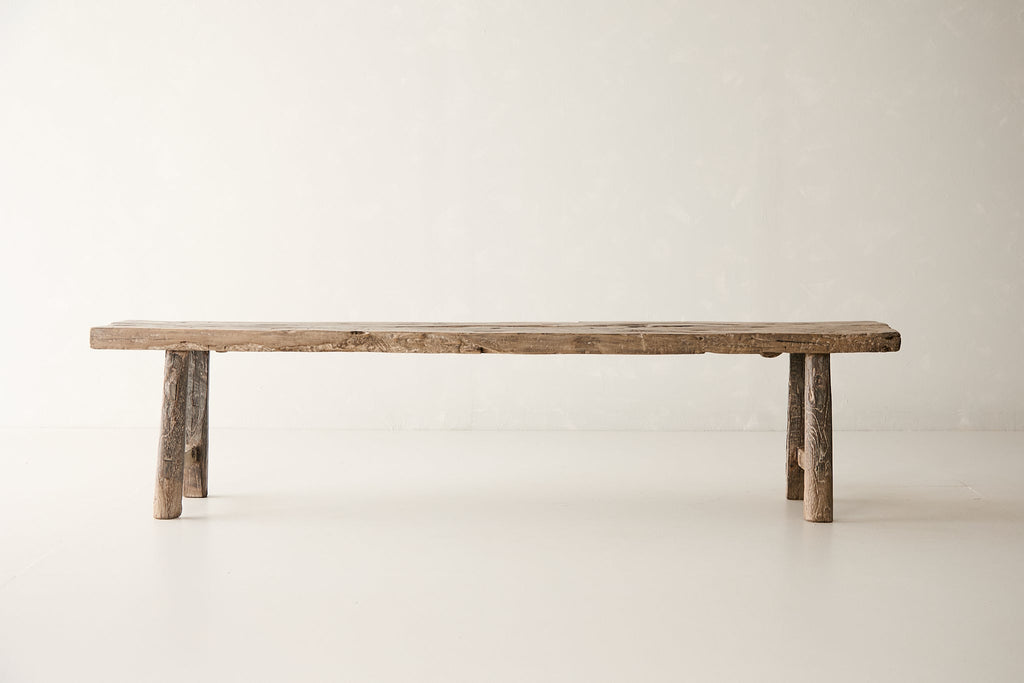 Vintage Elm Bench AH.021 - Circa 1945