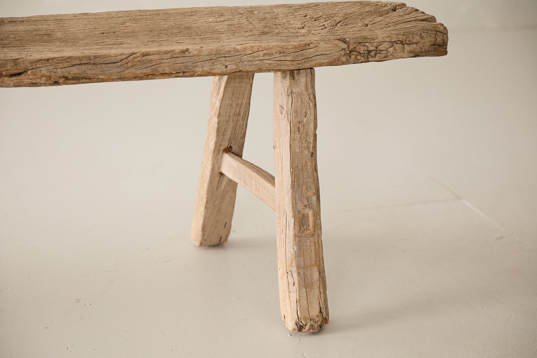 Vintage Elm Bench AH.022 - Circa 1945