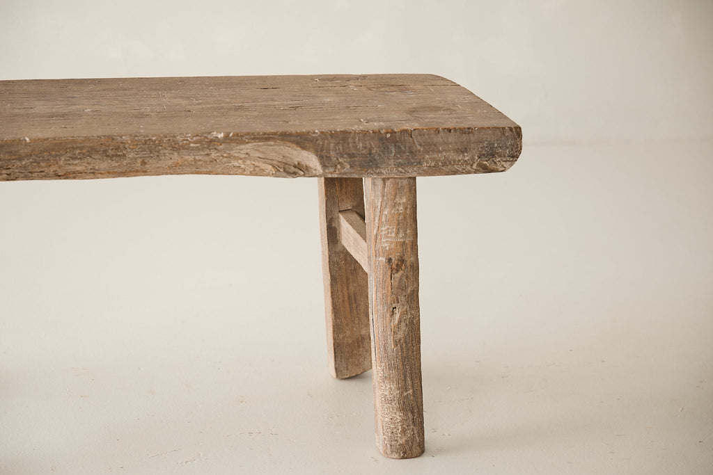 Vintage Elm Bench AH.023 - Circa 1945