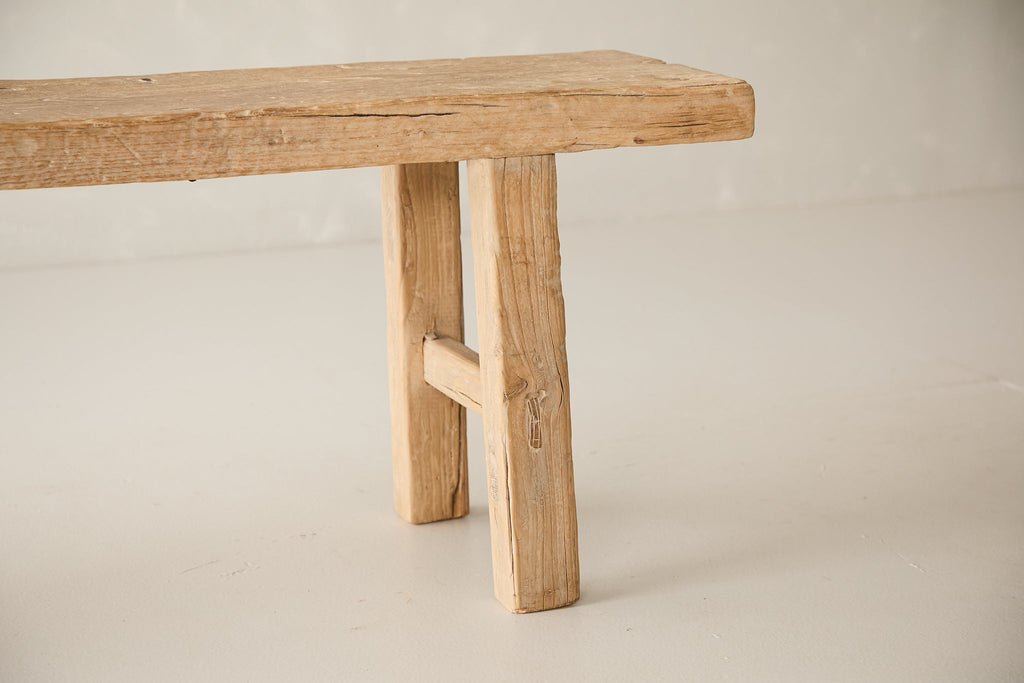 Vintage Elm Bench AH.024 - Circa 1945